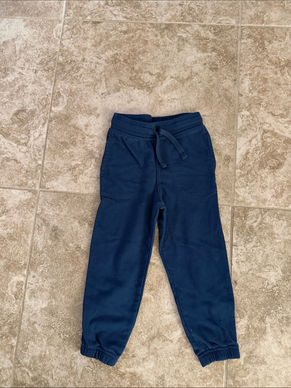 Classic Navy Kids Jogger Sweatpants with Drawstring